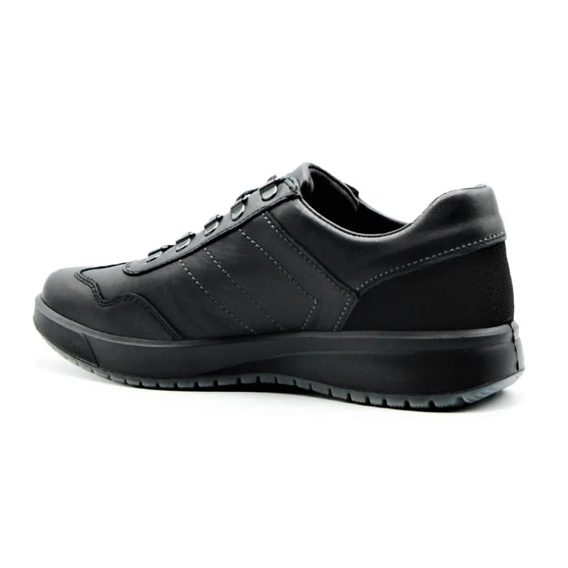 GRISPORT 43629 Negro. Zapato cordones impermeable hombre