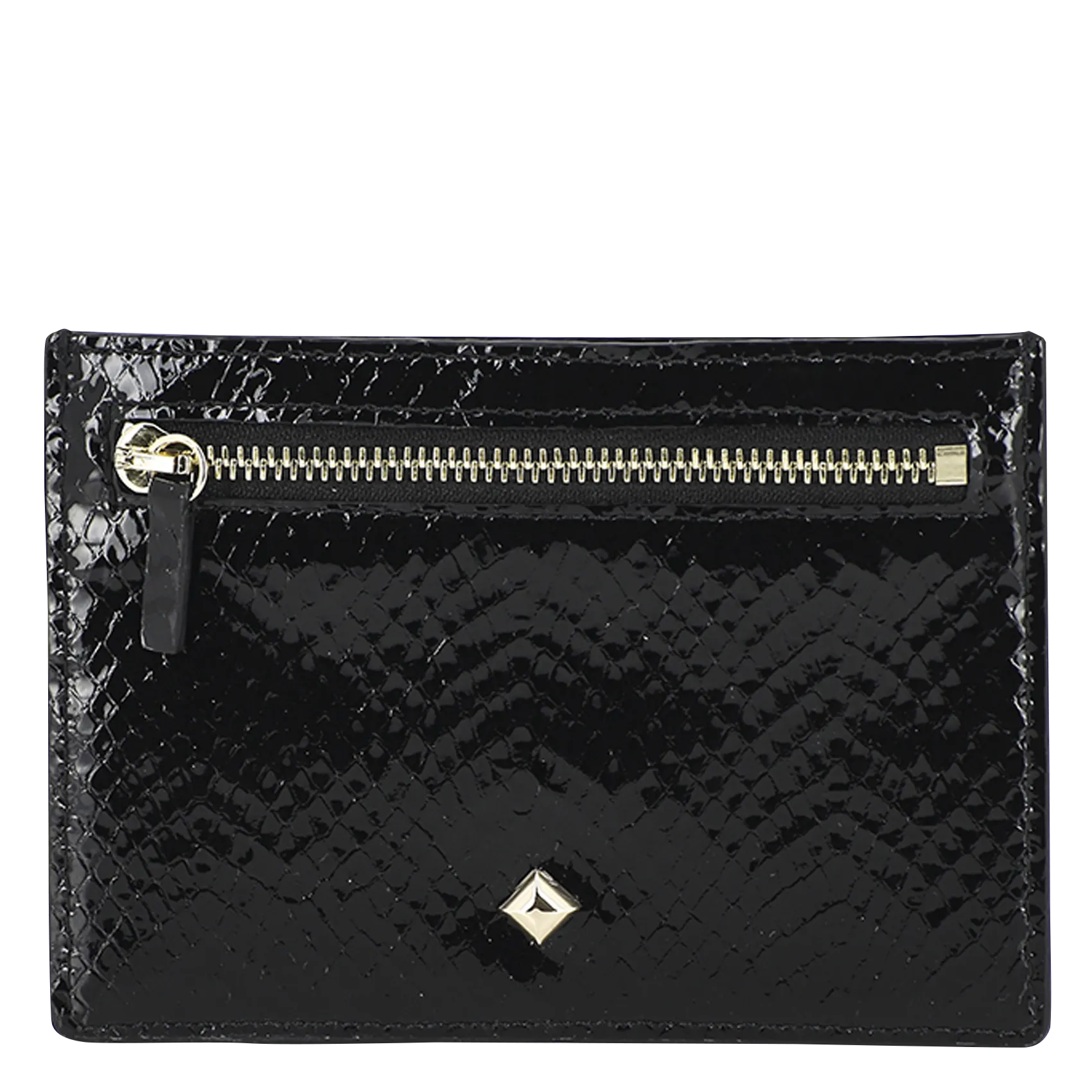 HERBERT FRERE SOEUR PARIS-BELEM VERNIS - Monedero de charol en negro