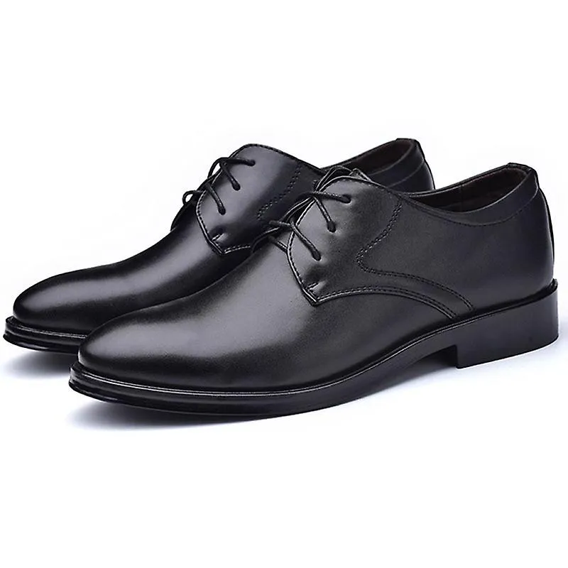 Hombres Smart Oxford Faux Leather Brogues Cord-up Zapatos formales de boda de negocios