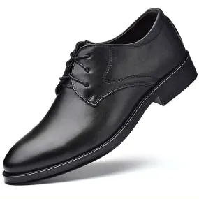 Hombres Smart Oxford Faux Leather Brogues Cord-up Zapatos formales de boda de negocios