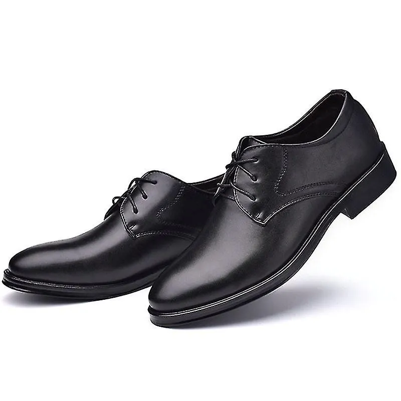 Hombres Smart Oxford Faux Leather Brogues Cord-up Zapatos formales de boda de negocios