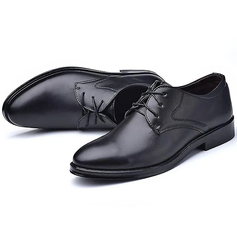 Hombres Smart Oxford Faux Leather Brogues Cord-up Zapatos formales de boda de negocios