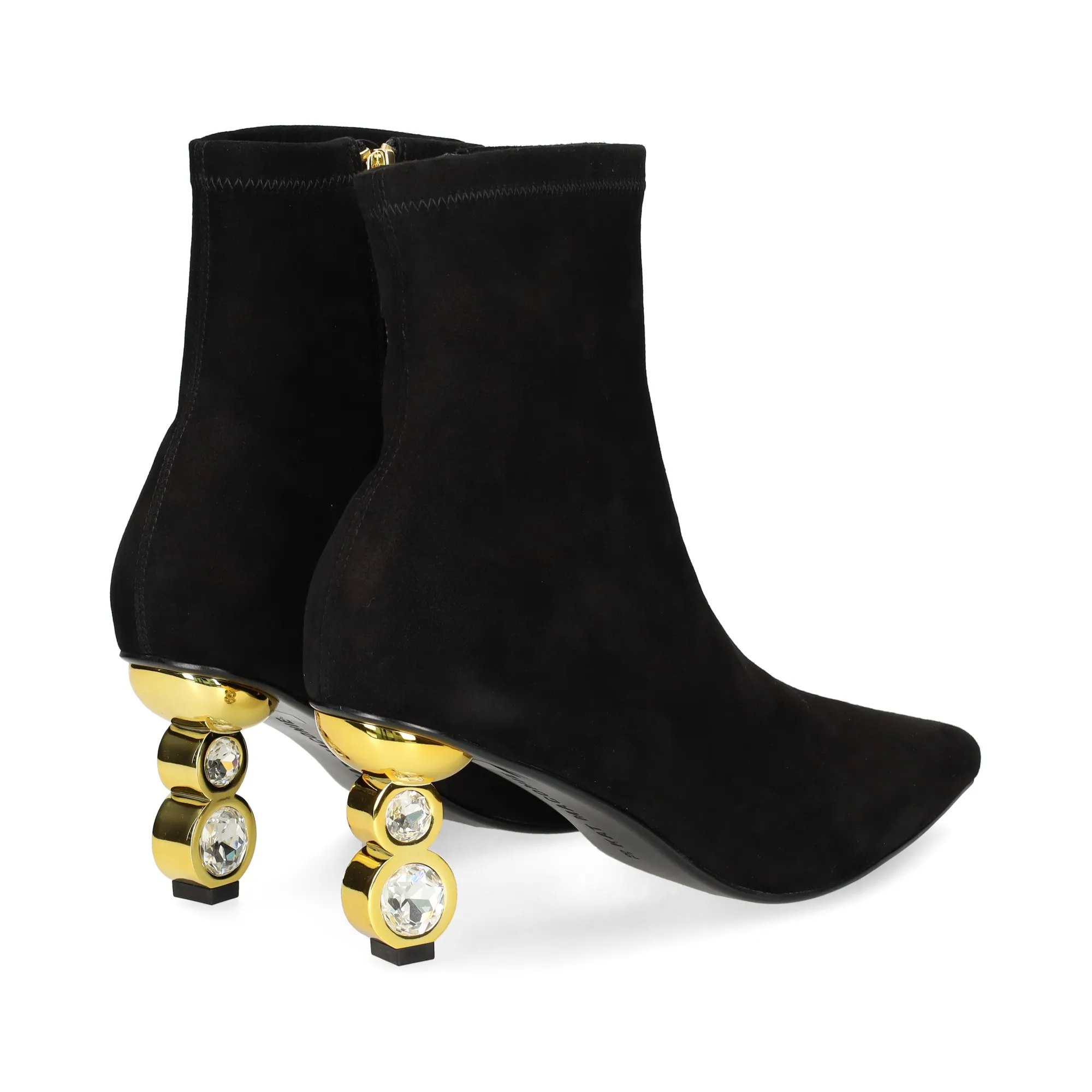 KAT MACONIE Botines con tacón de Mujer BLACK-GOLD