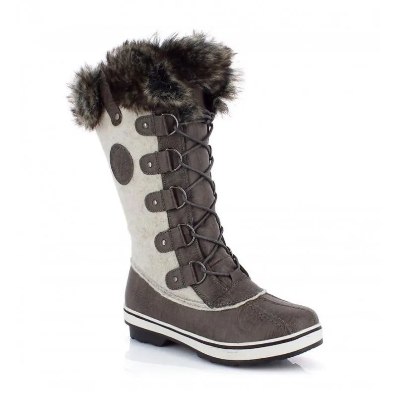 Kimberfeel Sissi botas de apres-ski (Gris souris) mujer