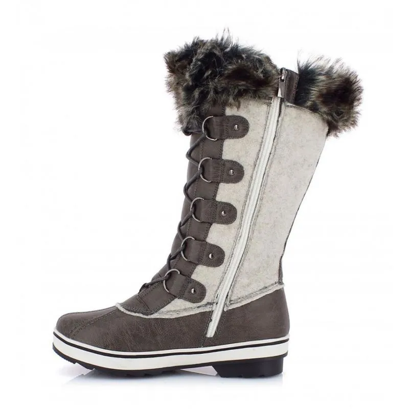 Kimberfeel Sissi botas de apres-ski (Gris souris) mujer