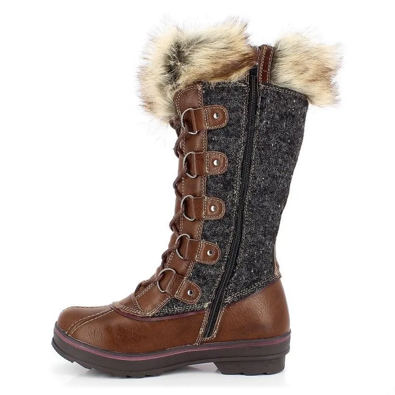 Kimberfeel Sissi botas de apres-ski (Marron) mujer