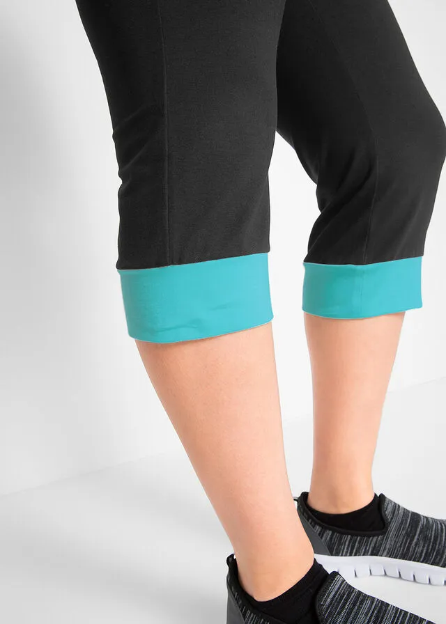 Leggings deportivos capri Negro