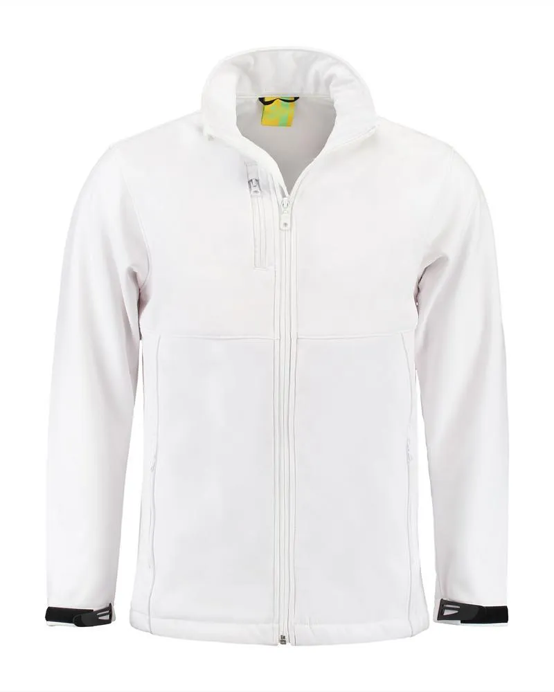 Lemon & Soda LEM3635 - Chaqueta Softshell paral - Blanco