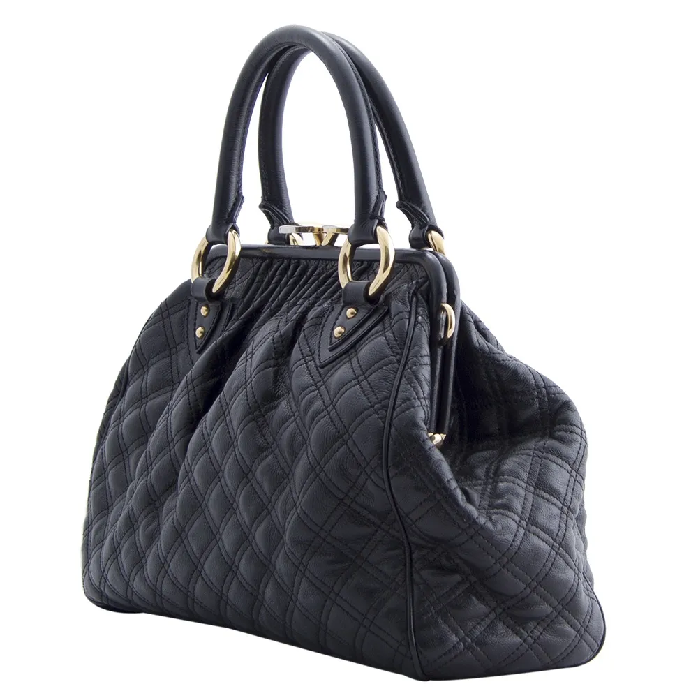 Marc Jacobs Bolso Quilted Stam Negro