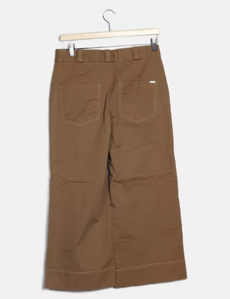 Massimo Dutti Pantalones de tela Anchos