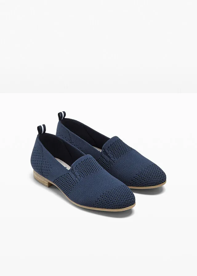 Mocasín Jana en ancho cómodo Azul