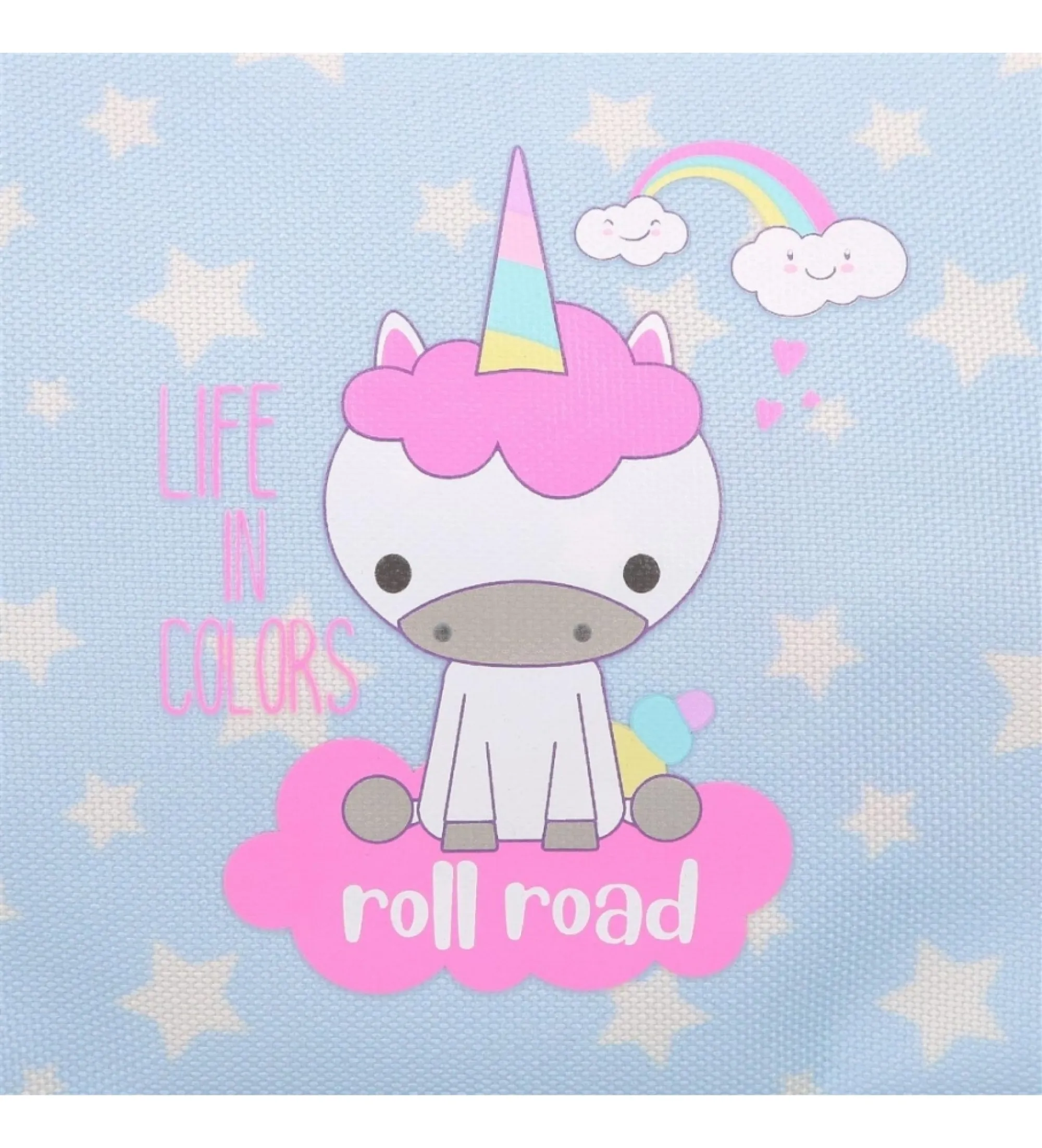 Mochila con ruedas Roll Road I am a unicorn 2R azul