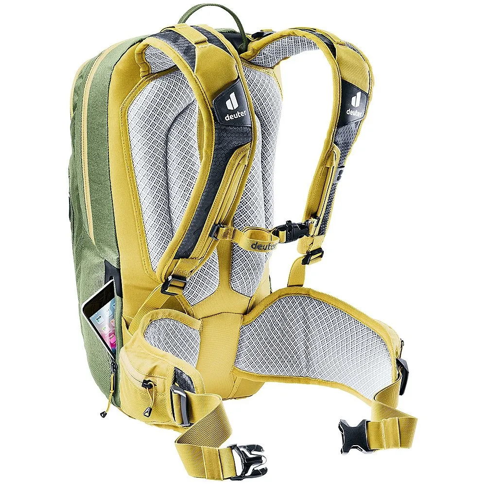 mochila Deuter Attack 16 - Khaki/Turmeric