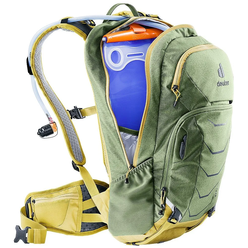 mochila Deuter Attack 16 - Khaki/Turmeric