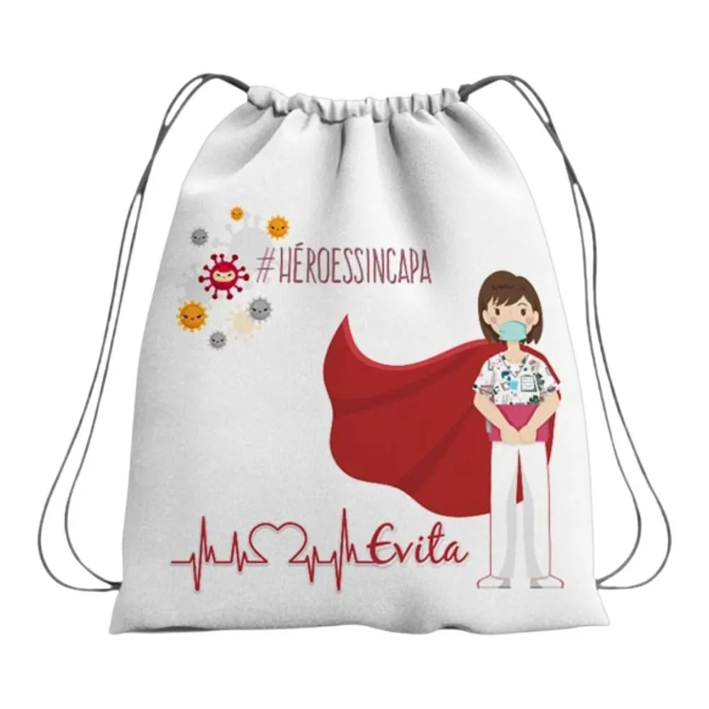 Mochila Tela personalizada Enfermera