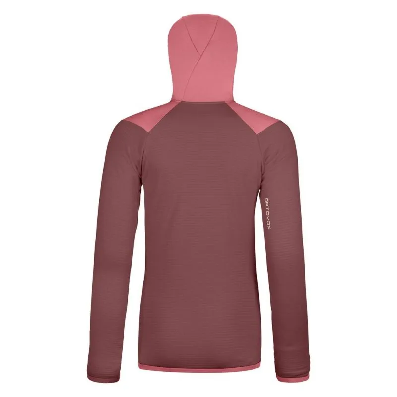 Mujer Ortovox FLEECE GRID HOODY W (rosa montaña) polar