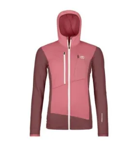 Mujer Ortovox FLEECE GRID HOODY W (rosa montaña) polar