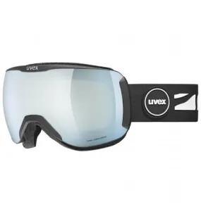 Máscara de esquí Uvex Downhill 2100 CV (negro blanco verde)