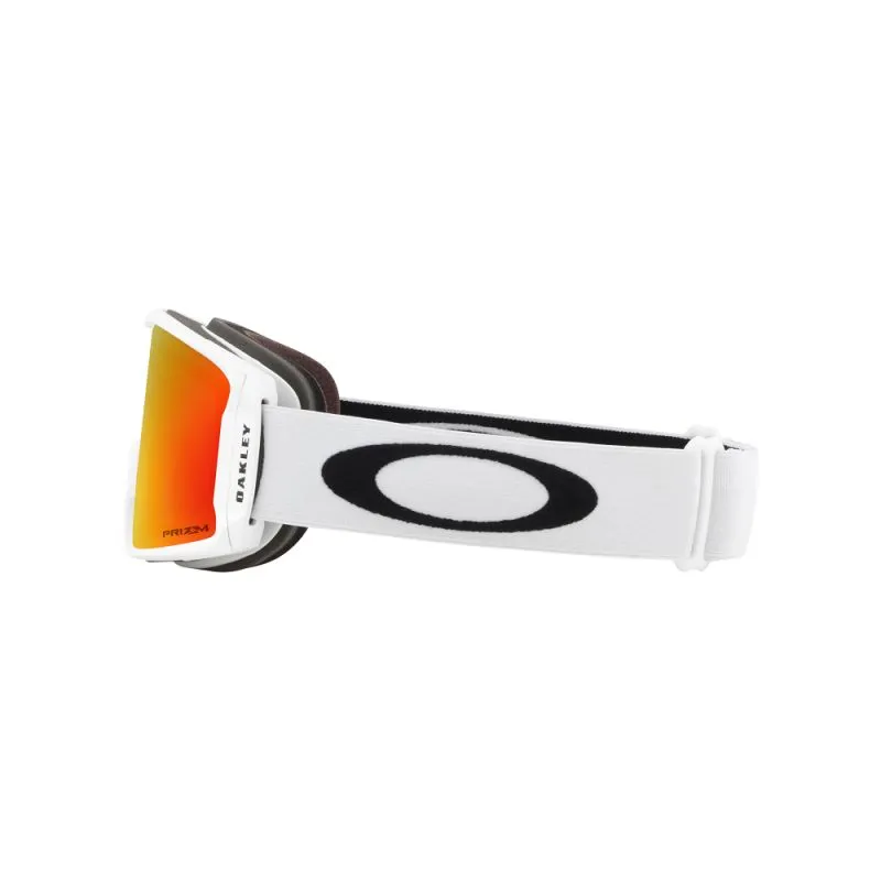 Máscara Oakley Line Miner M (Blanco mate - Prizm torch iridium)