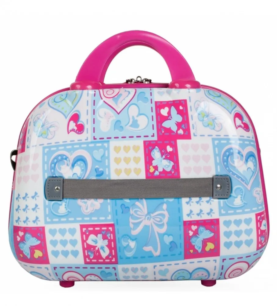 Neceser Grande De Viaje  Infantil Juvenil 702335 Azul, Fucsia