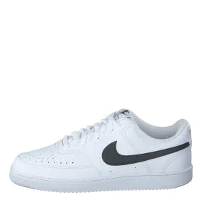 Nike Court Vision Low Next Nature Men's Shoes WHITE/BLACK-WHITE