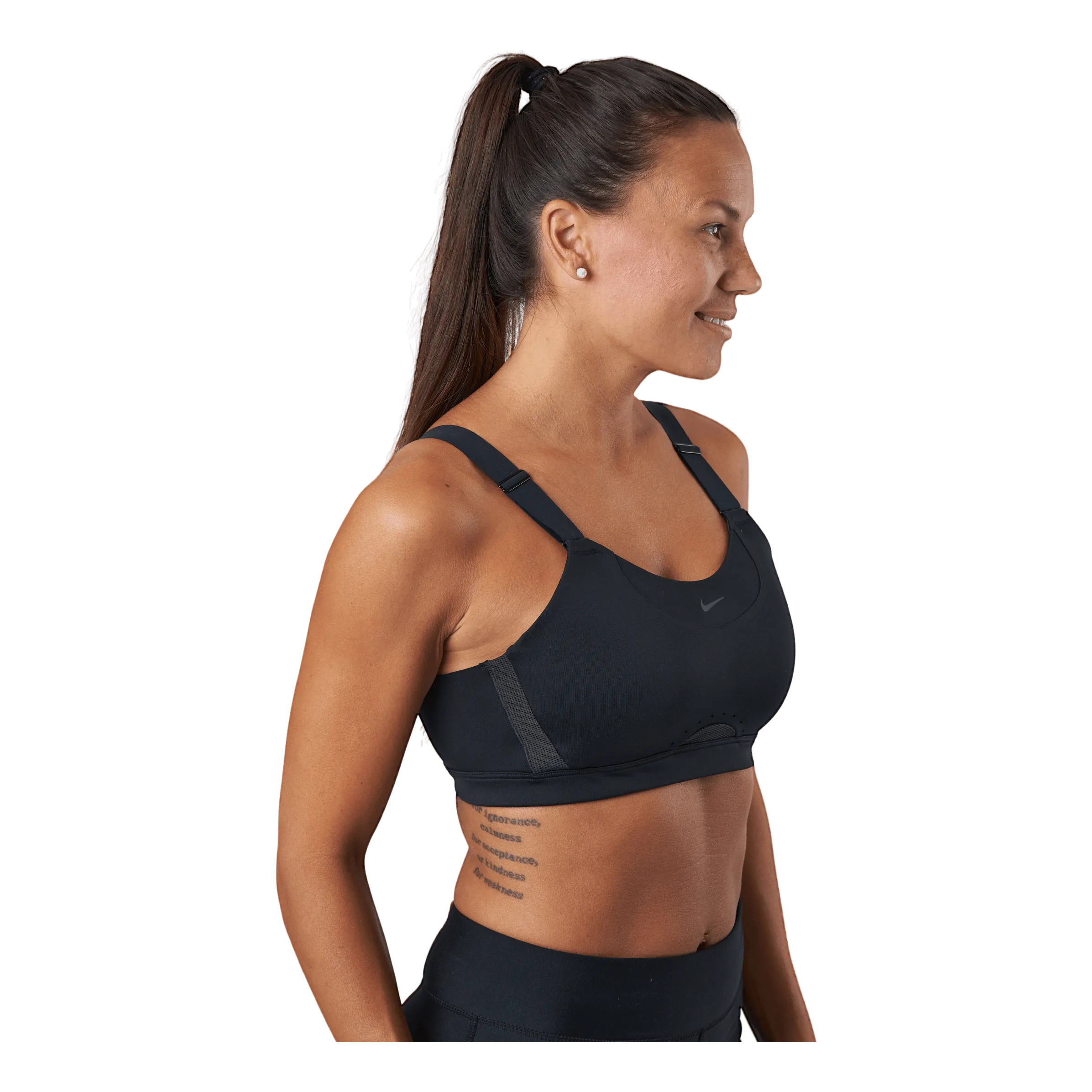 Nike Dri-FIT Alpha Women's High-Support Padded Adjustable Sports Bra BLACK/BLACK/DK SMOKE GREY/DK SMOKE GREY