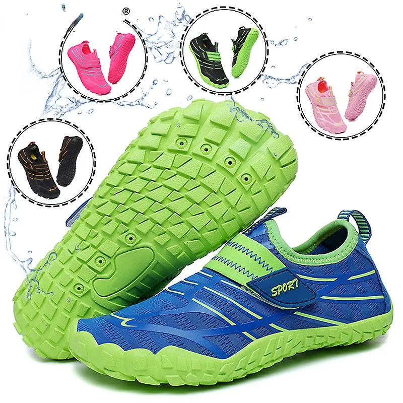 Niños zapatos de deportes acuáticos de secado rápido niño niña zapatos acuáticos transpirables nadar zapatillas de playa bucear 