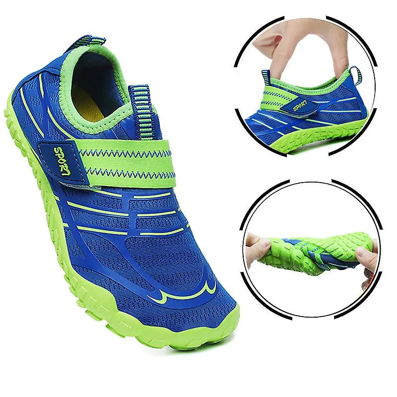 Niños zapatos de deportes acuáticos de secado rápido niño niña zapatos acuáticos transpirables nadar zapatillas de playa bucear 