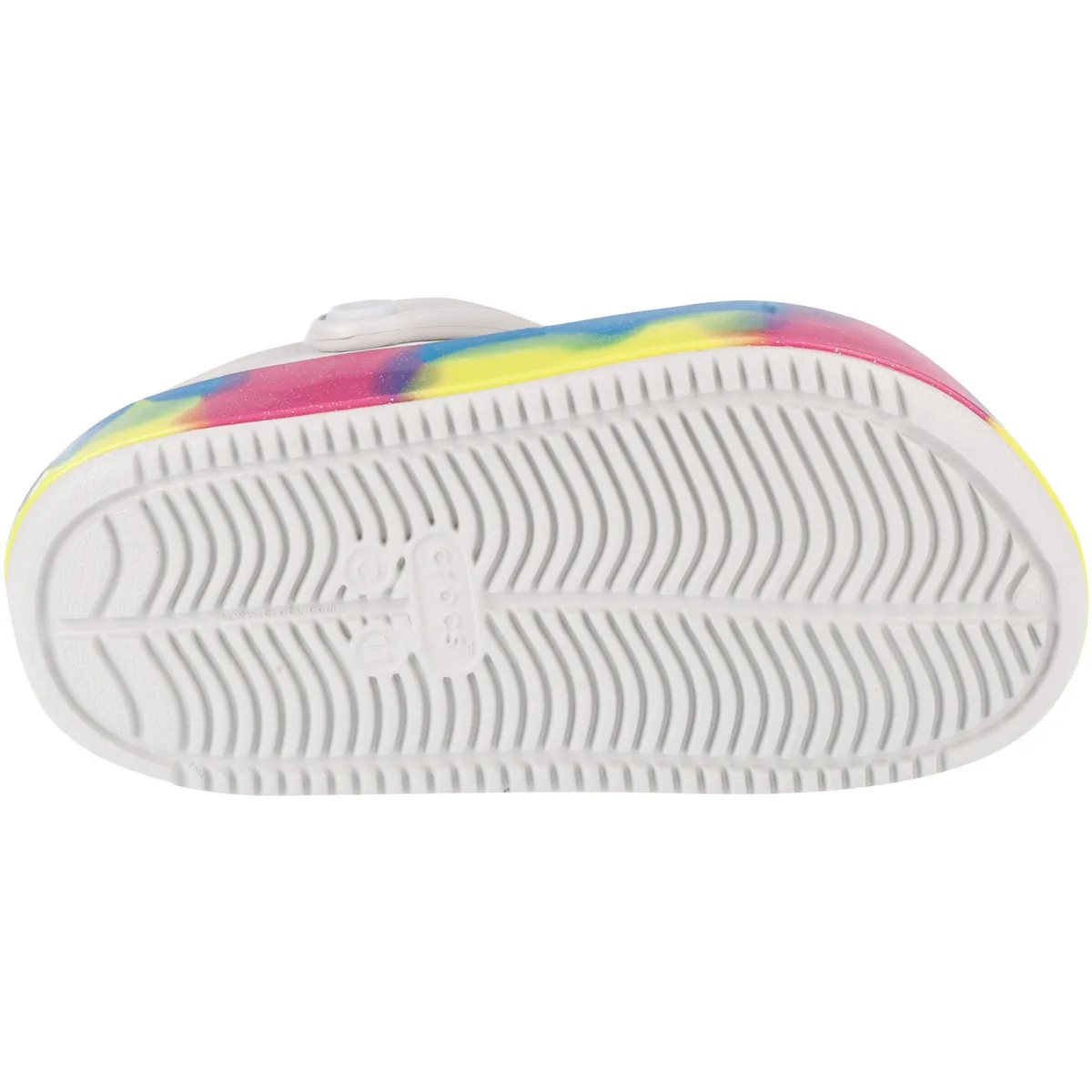 Off Court Glitter Band Kids Clog