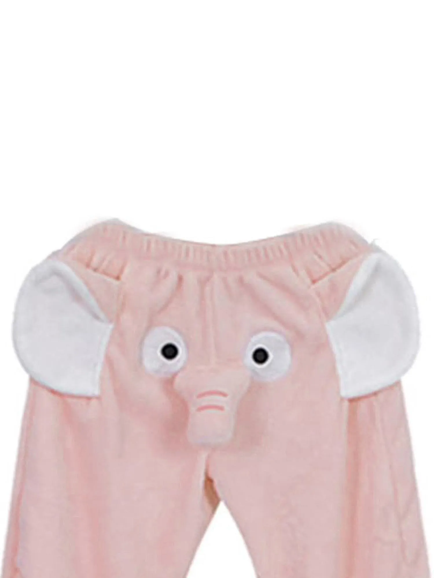 Pantalones de elefante divertidos Pantalones de salón para hombre para mujer Pantalones de pijama de pareja de felpa para el hog