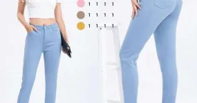 Pantalones Mujer Ref. Q 804 Adaptables, Extensibles. Colores Surtidos