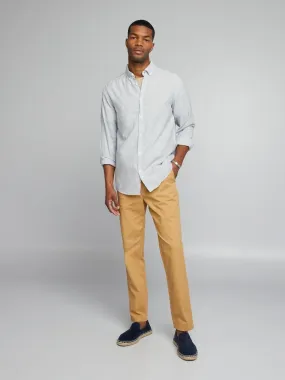 Pantalón chino con cintura elástica - AMARILLO