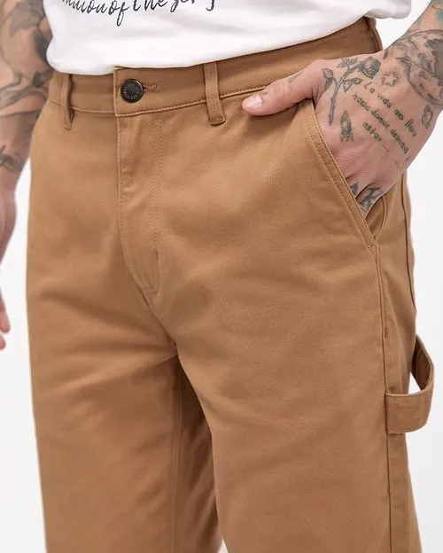 Pantalón Hombre Carpenter Beige Tabaco