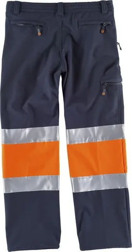 Pantalón Workshell combinado AV Marino Naranja A.V.