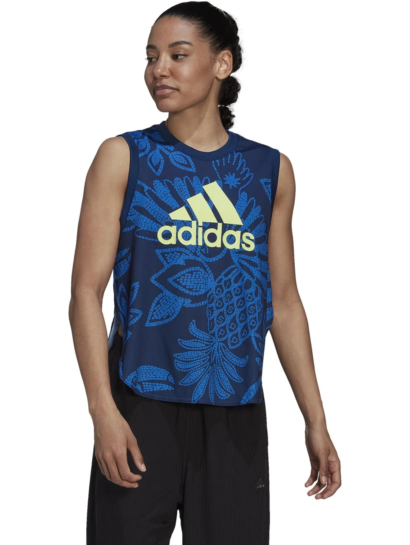 Playera Adidas Farm Rio Azul Para Mujer