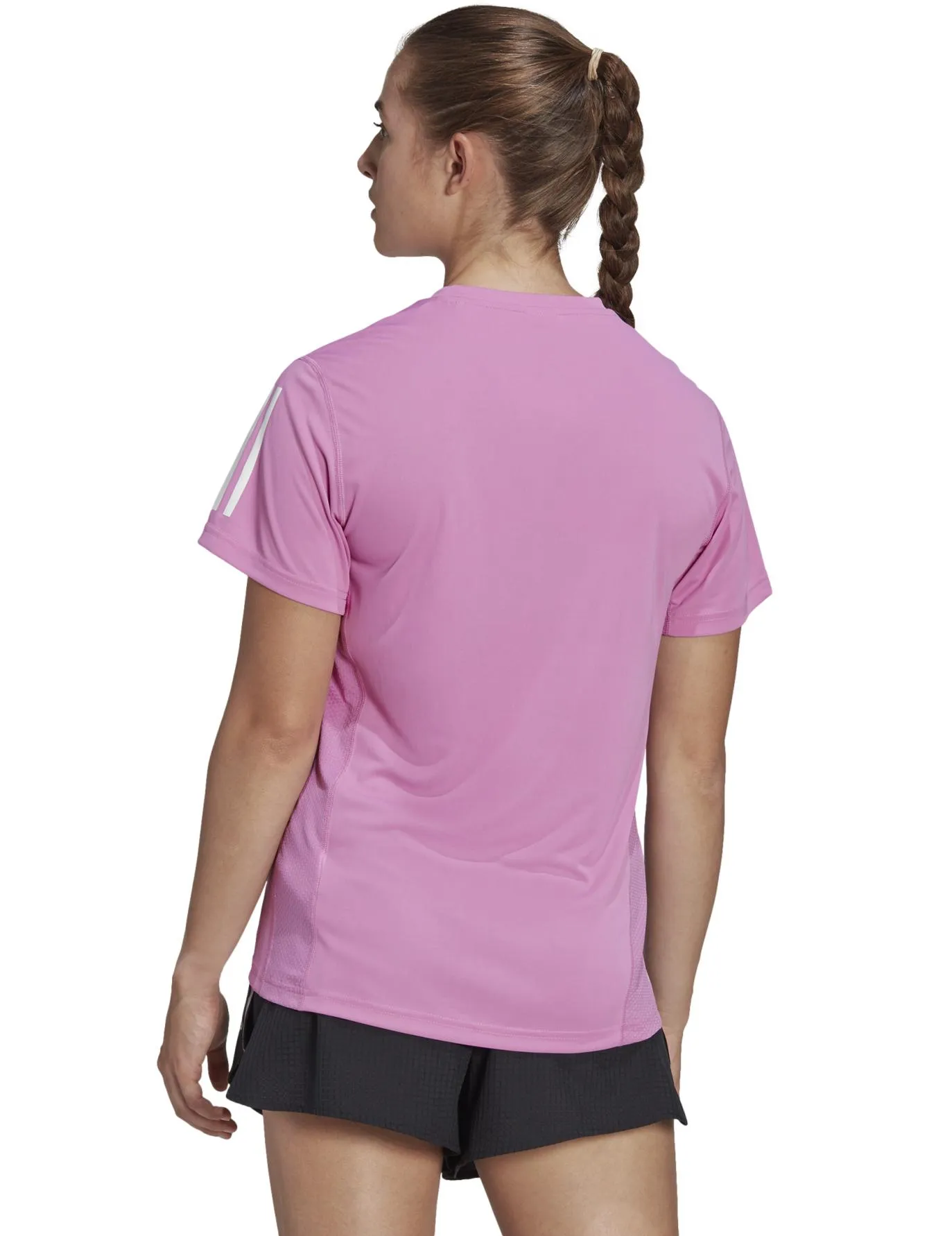 Playera Adidas Own The Run Rosa Para Mujer