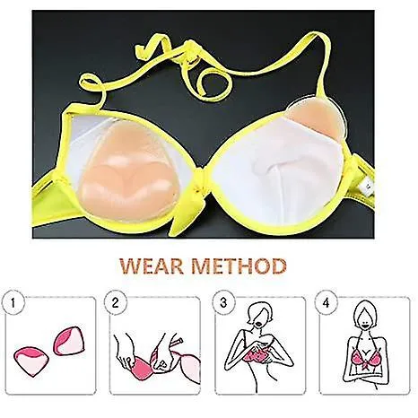 Potenciadores impermeables Gel Silicona Seno Insertos Push Up Bra Relleno Bust Enhancer Para Mujeres