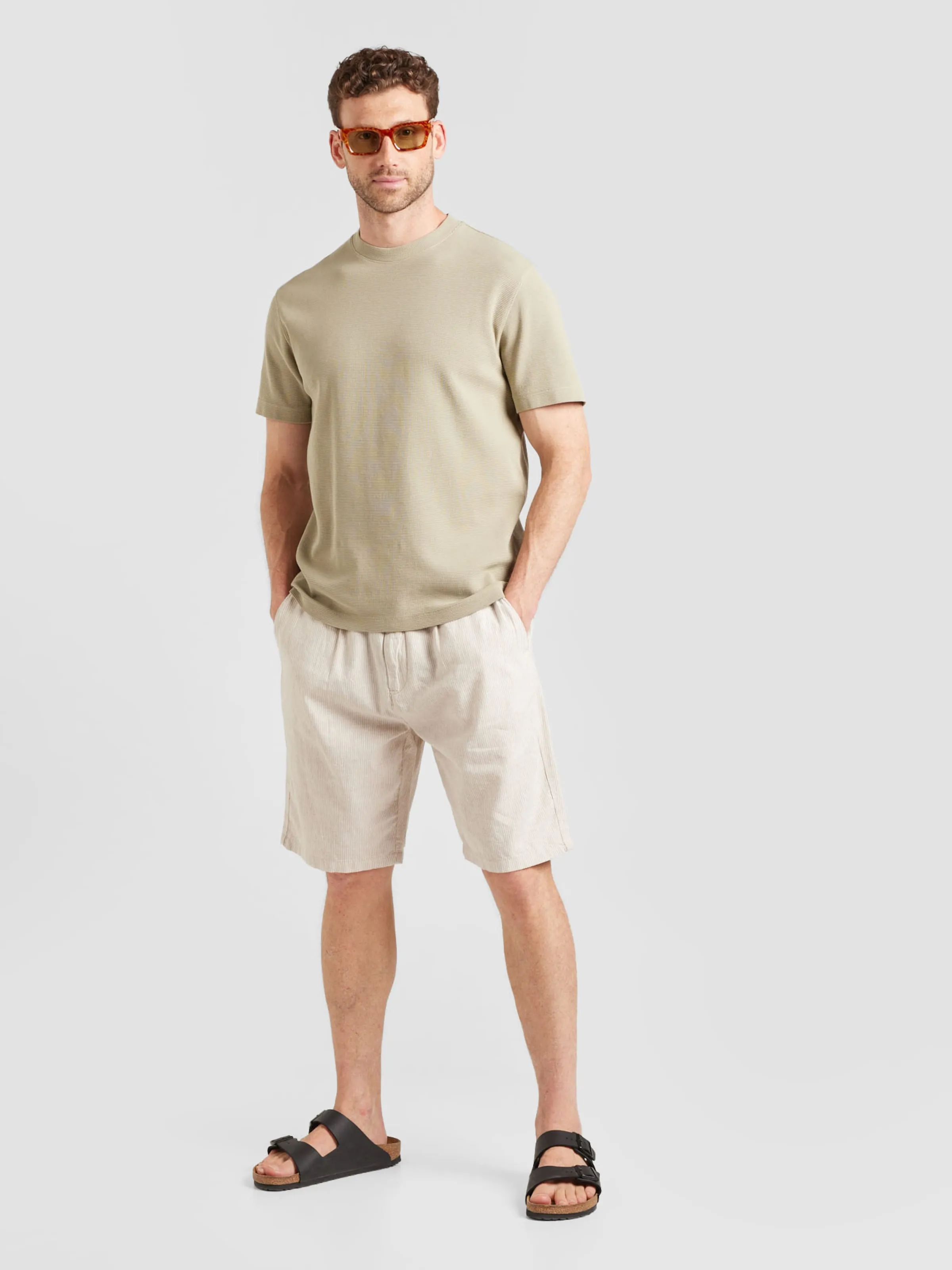 regular Pantalón Lindbergh en Beige