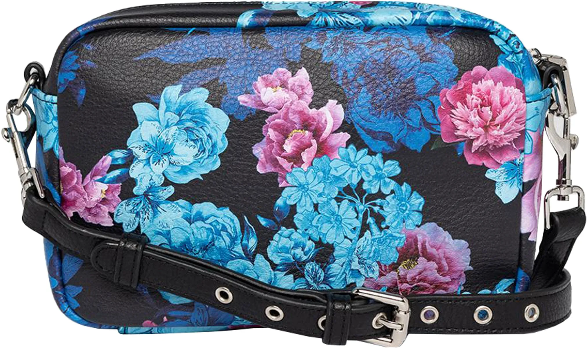 Replay FW3112.001 Bolso cruzado con estampado floral para mujer en negro multi