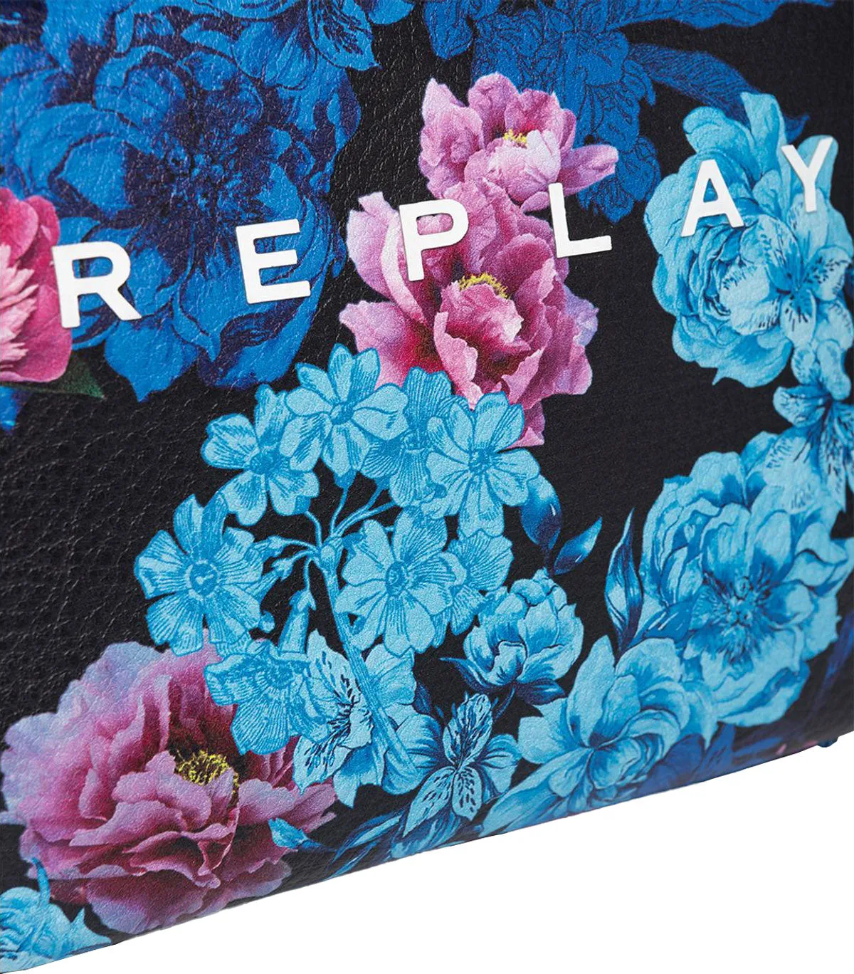 Replay FW3112.001 Bolso cruzado con estampado floral para mujer en negro multi