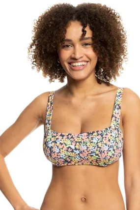 Roxy Printed Beach Classics - Top de bikini con aros copa D para Mujer