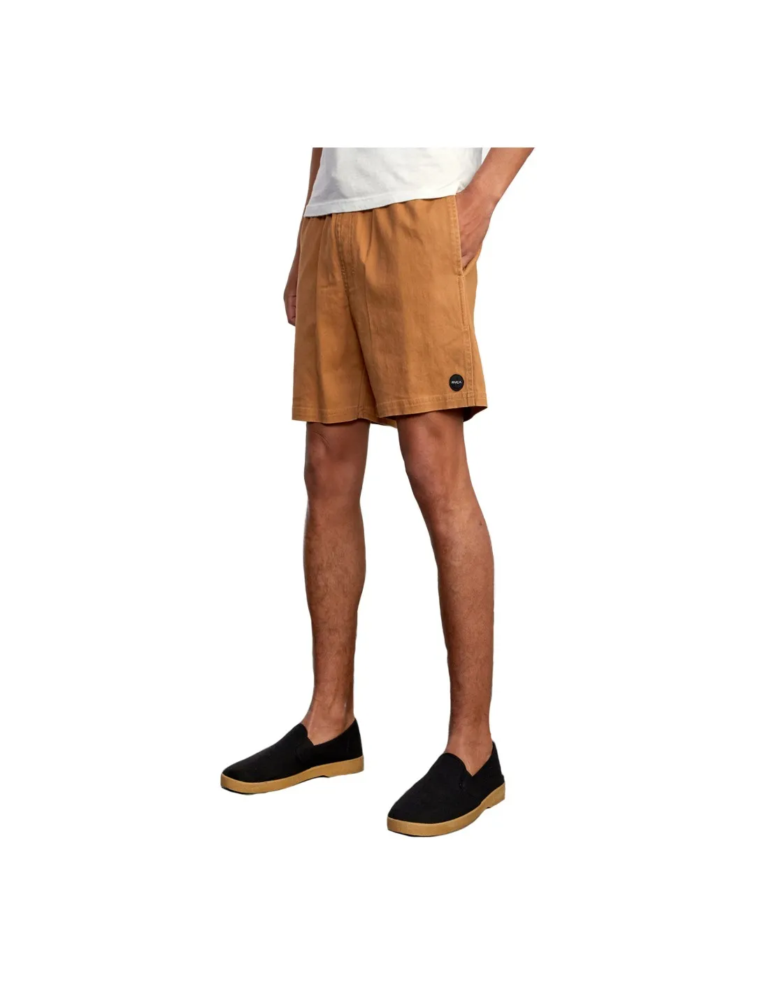 RVCA ESCAPE ELASTIC SHORT CAMEL