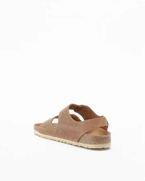 Sandalias Birkenstock Milano Big Buckle Camel