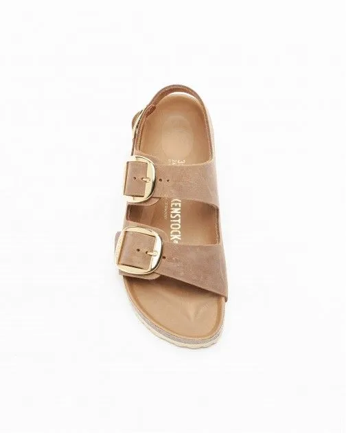 Sandalias Birkenstock Milano Big Buckle Camel