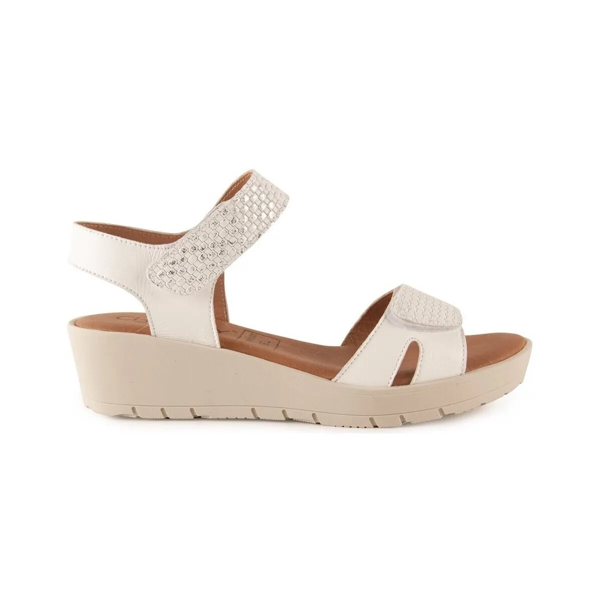 Sandalias blancas de piel  by