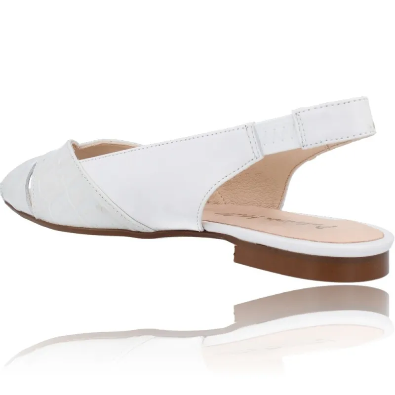 Sandalias Planas de Piel para Mujer de Patricia Miller 5542