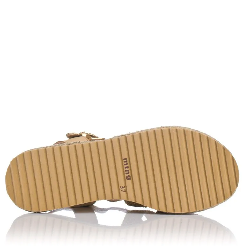 Sandalias Planas Mustang 52862 Mujer Oro