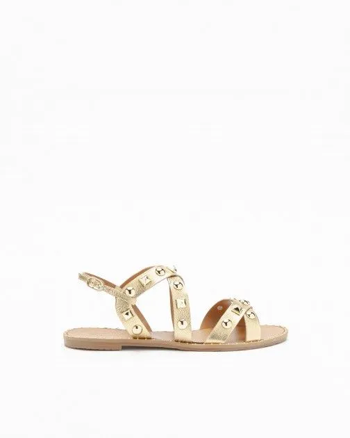 Sandalias planas PROF 183002 Dorado