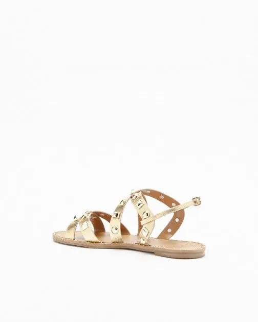 Sandalias planas PROF 183002 Dorado