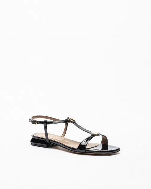 Sandalias planas PROF 232L Negro